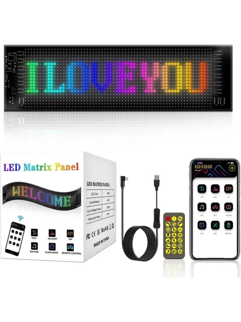 LED Matrix Panel 12x60cm