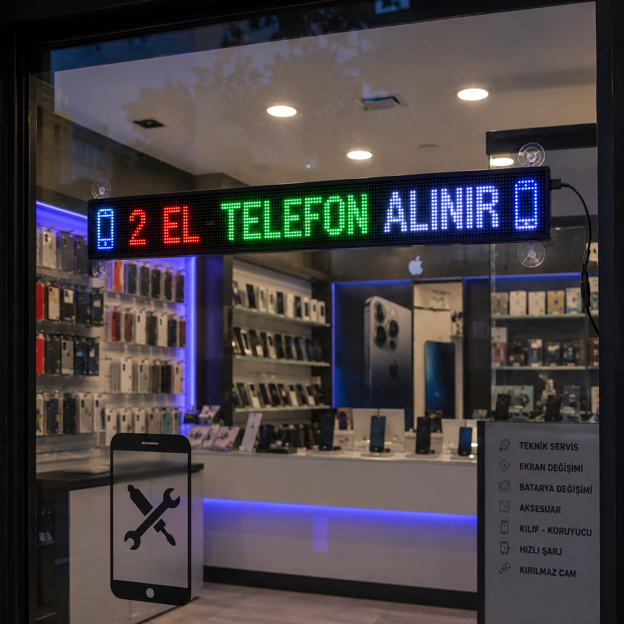 LED Matrix Panel detay görünümü